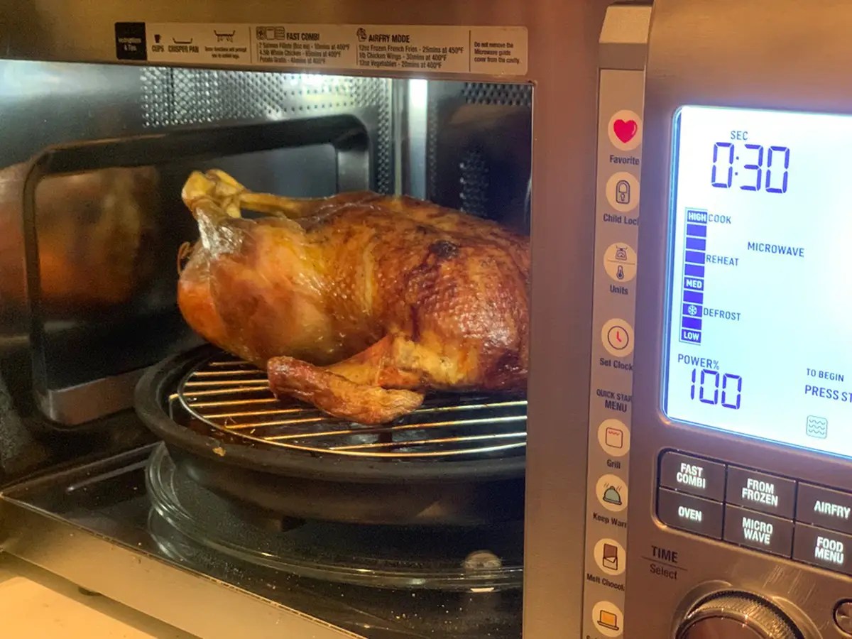 REVIEW We Used the Breville Combi Wave 3 in 1 to Roast a Whole Duck