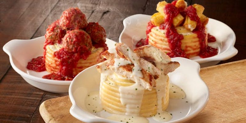 Olive Garden Lasagna Mia 'pasta pancakes' don't look like ad review