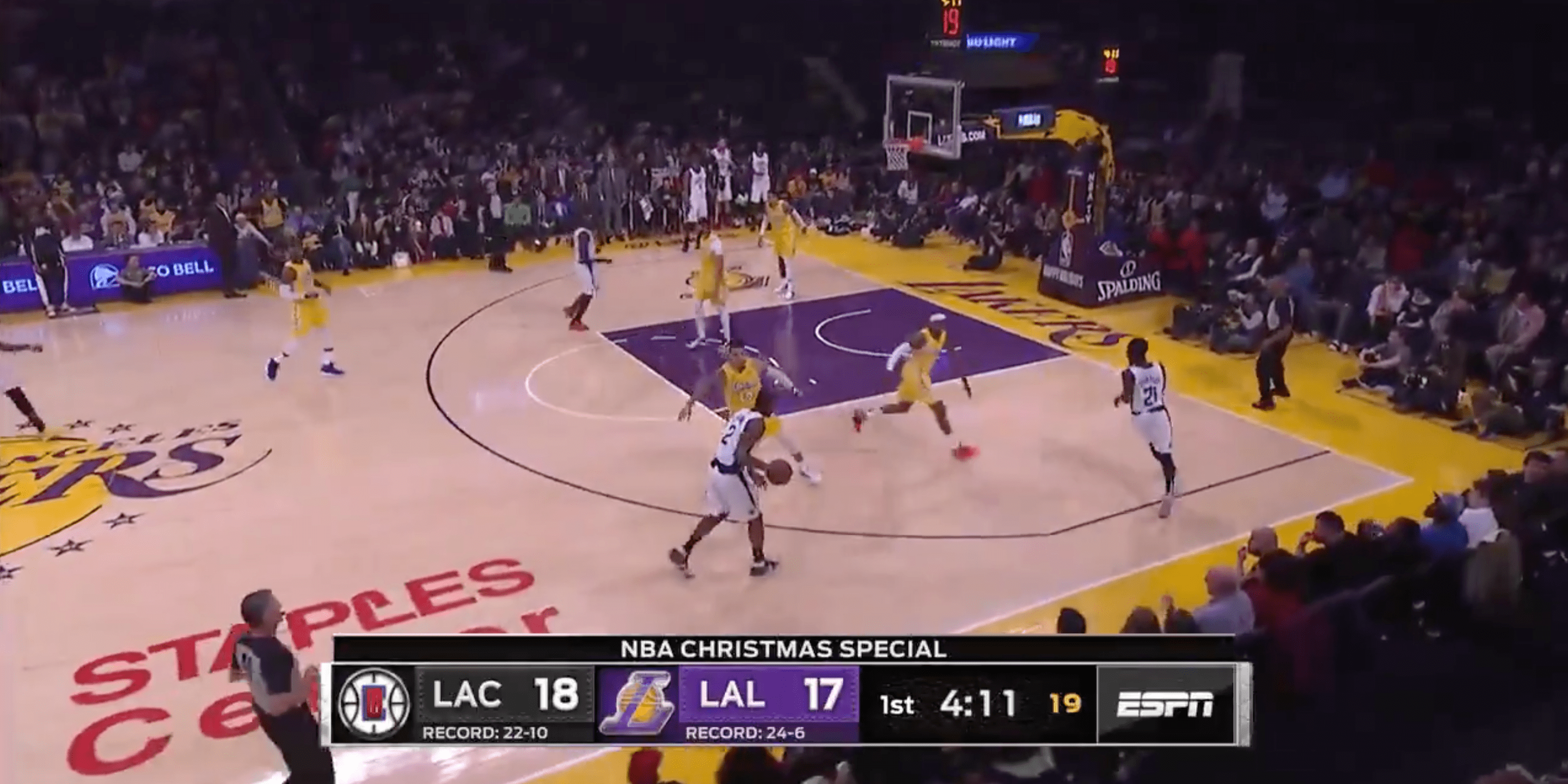 Espn Roasted For Using New Camera Angle During Nba Christmas Broadcast