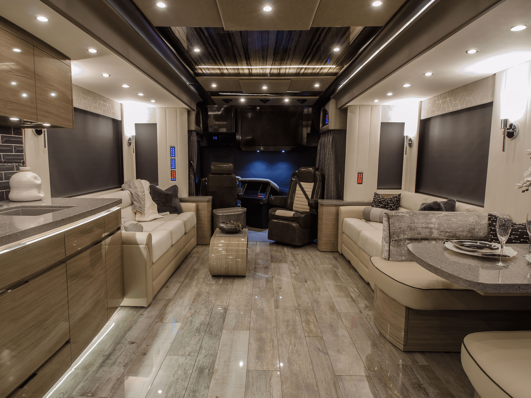 2 Million PorscheDesigned Newell Coach RV Has a Full Bedroom