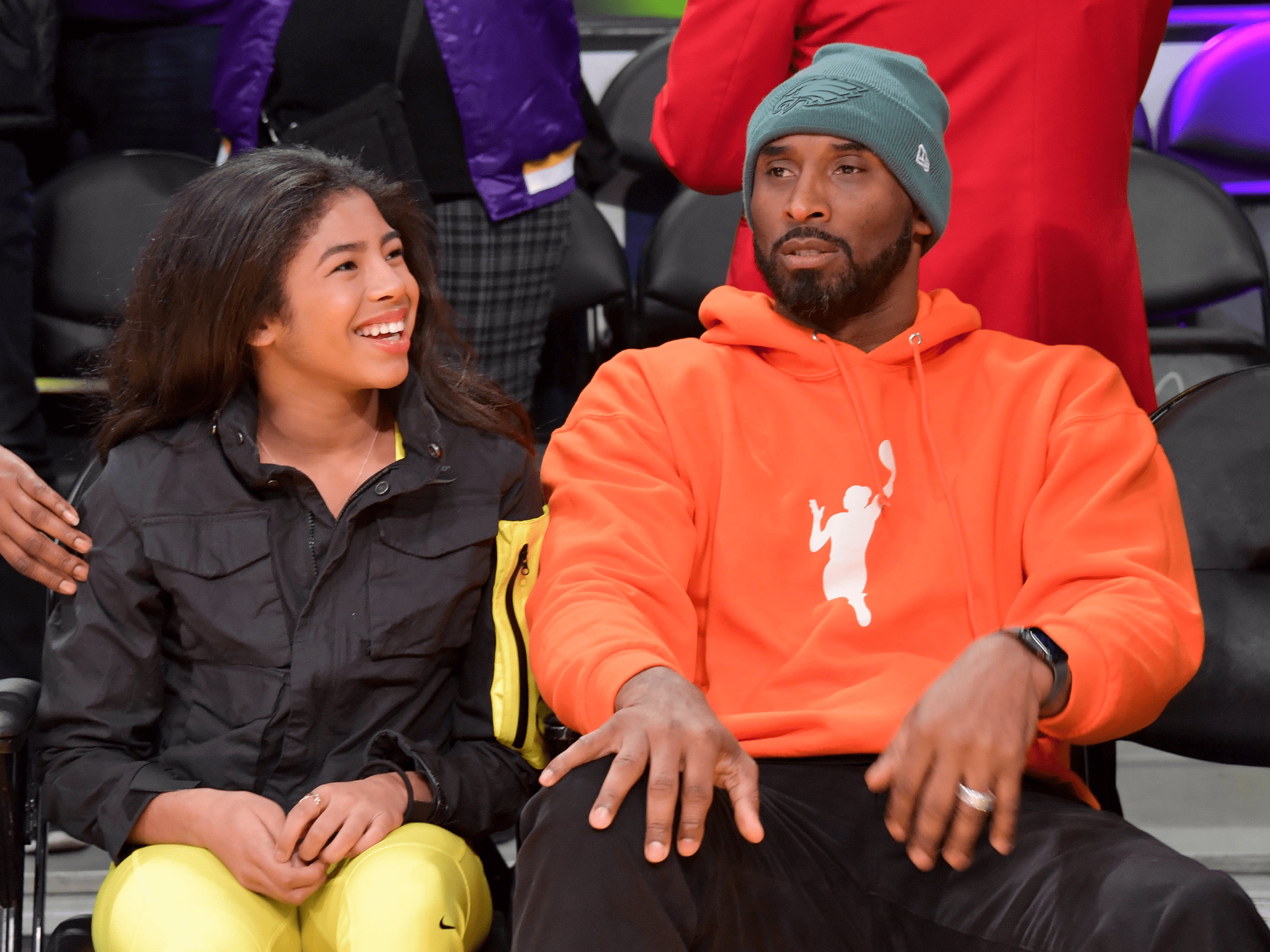 Kobe Bryant's Last Public Appearance NBA Game With Daughter Gigi