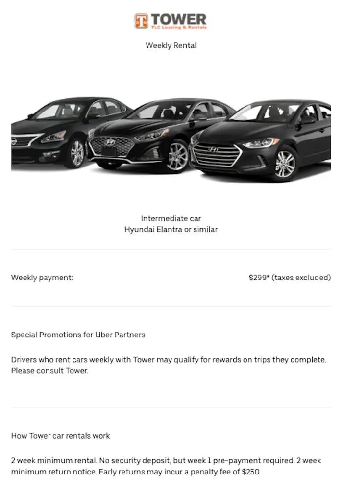 How to Get a Car With Uber Through a Rental Partner