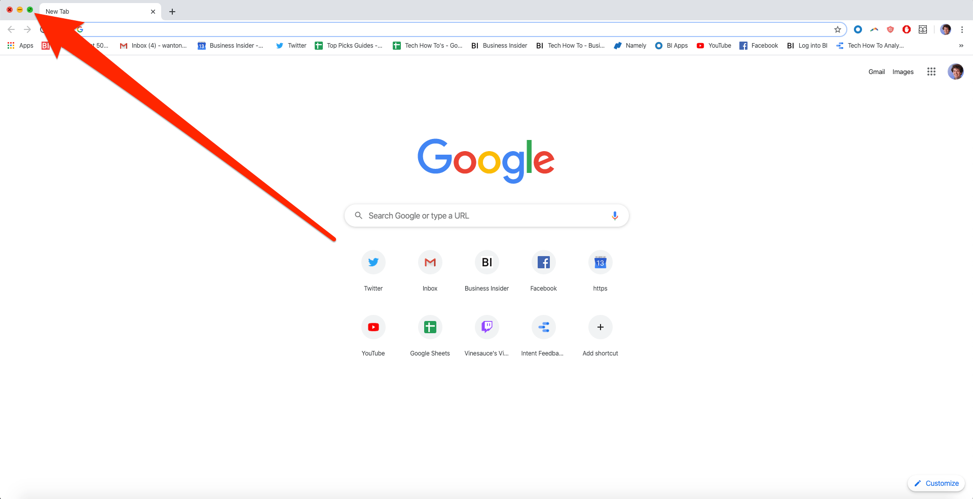 How to Go Full Screen in Google Chrome on Mac or PC