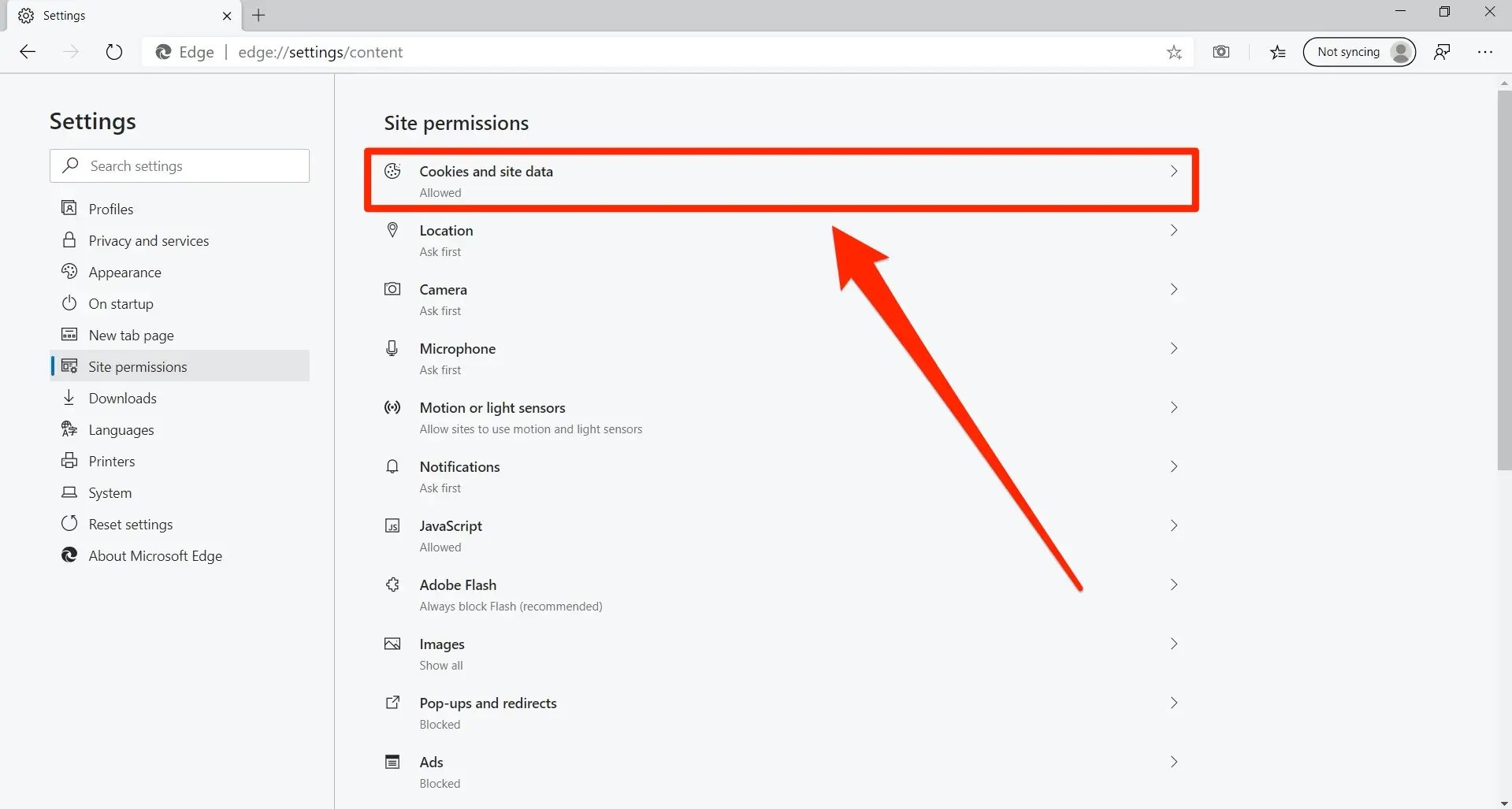 How To Enable Cookies On Microsoft Edge Enable Cookies Browser Images