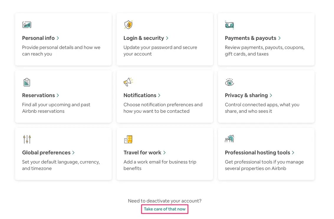How to delete your Airbnb account on a computer, or deactivate it