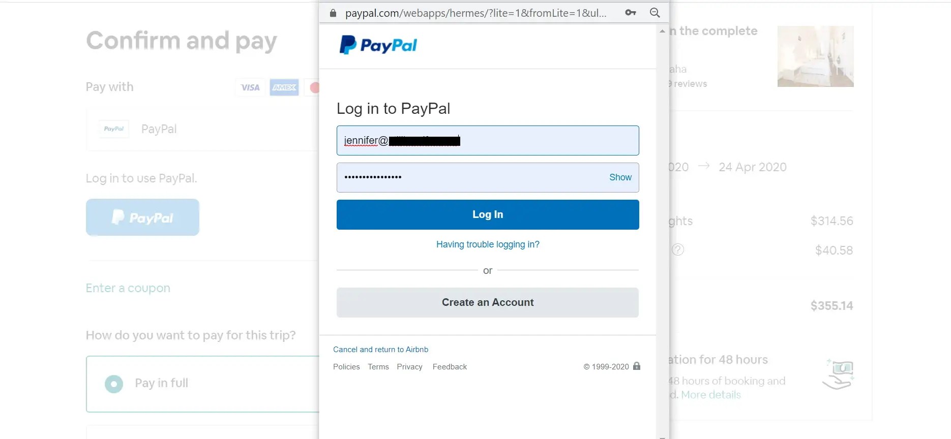 'Does Airbnb accept PayPal?' It does, though not in all countries