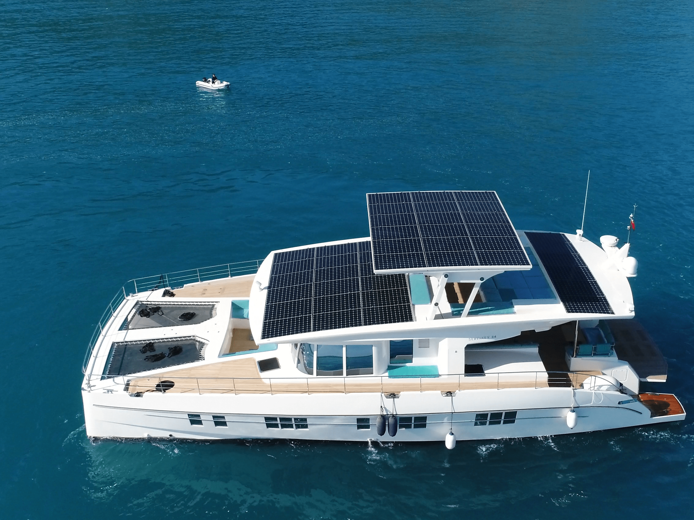 $3.3 Million Solar-Powered Yacht Can Cruise Around Indefinitely