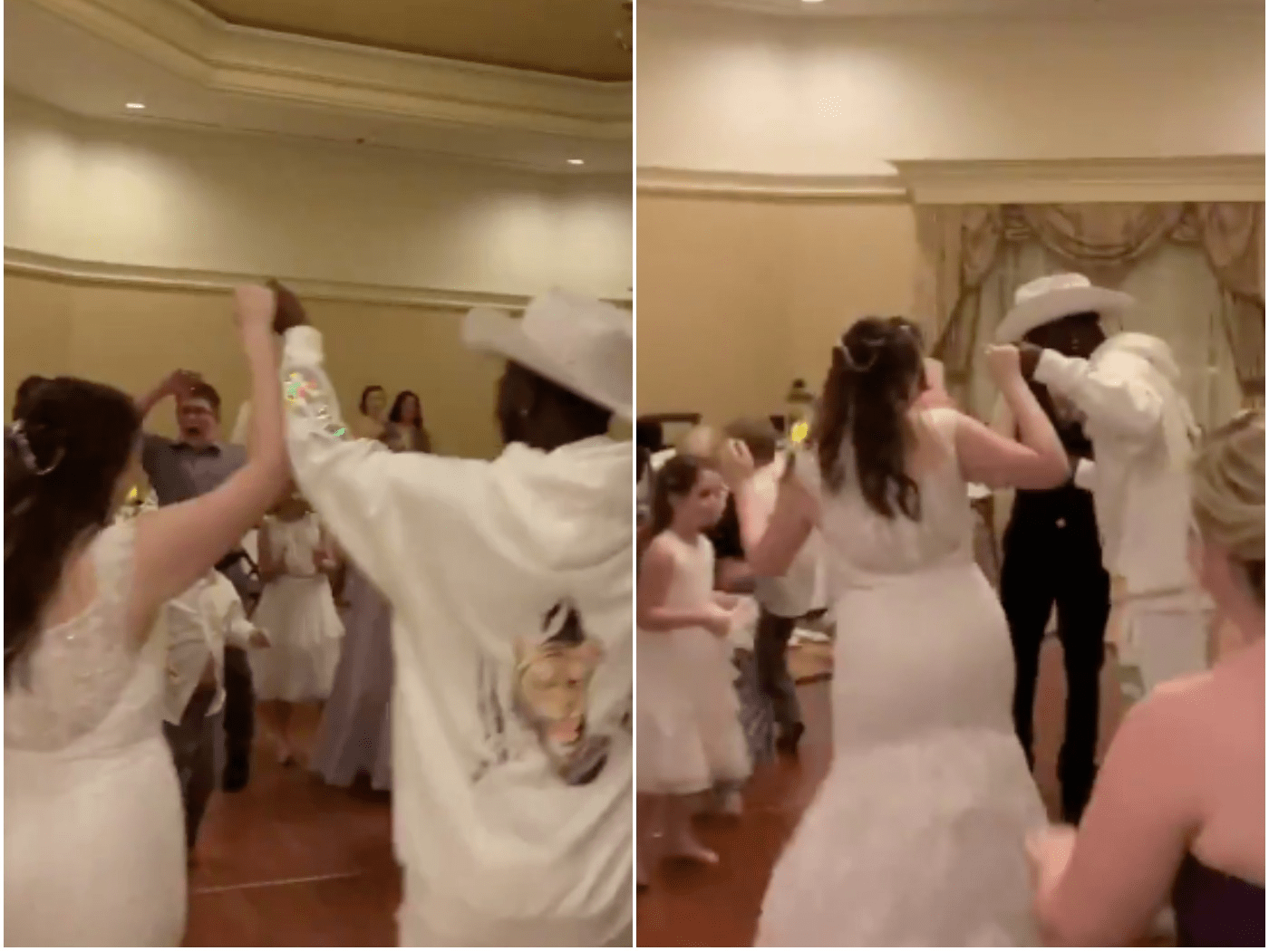 Lil Nas X crashed a stranger's wedding at Disney World and