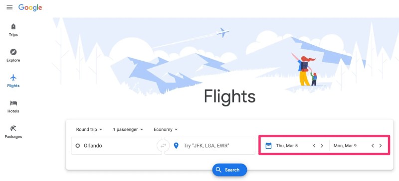 google flgihts - Ilustrasi 2