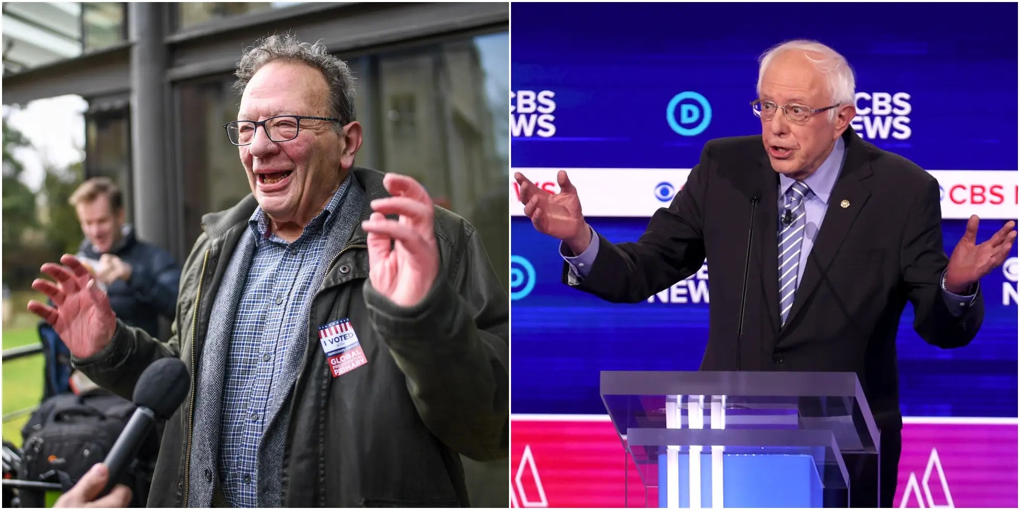 Bernie Sanders' Brother Larry Casts Vote in Democrats Abroad Primary