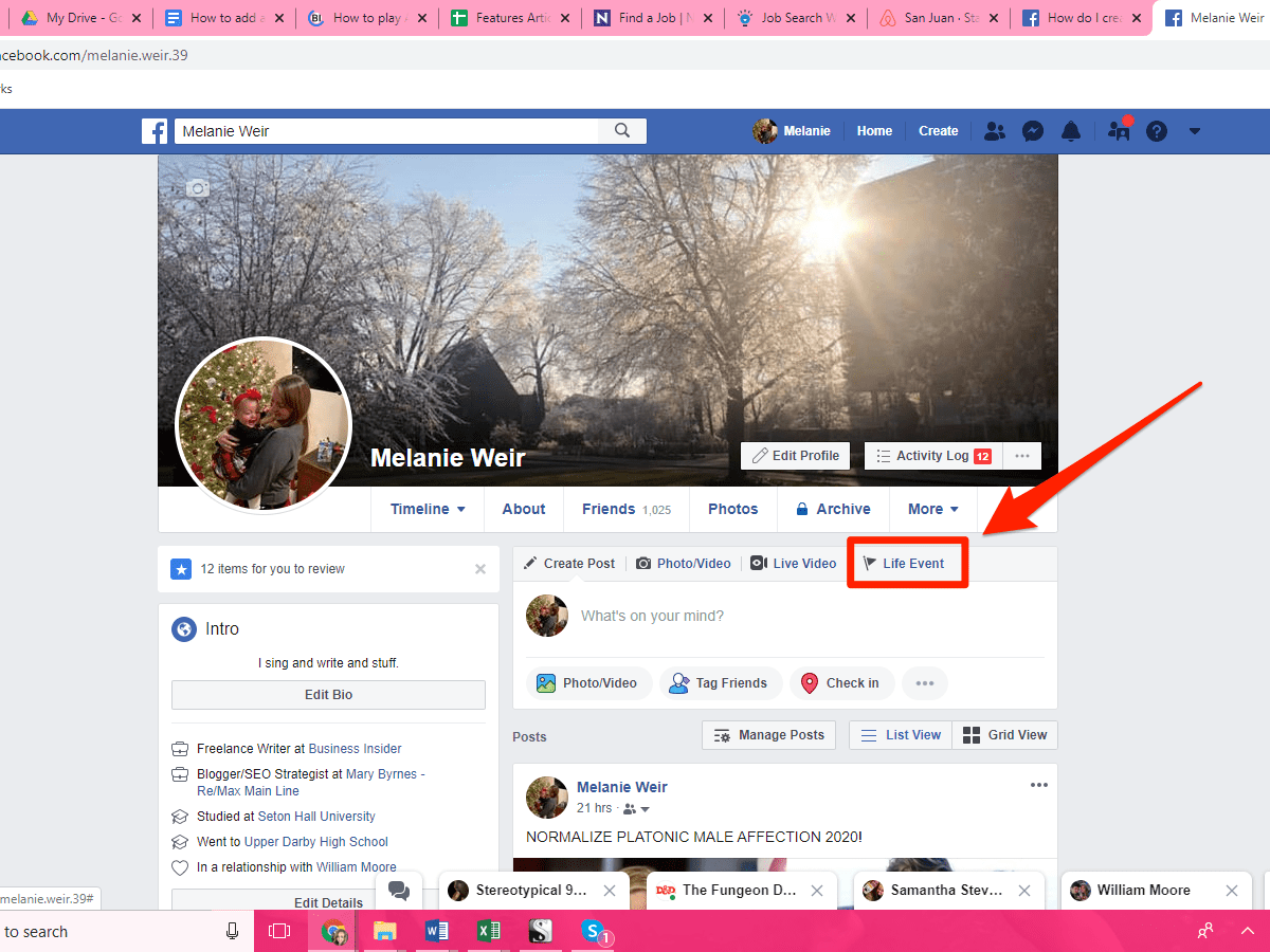 How to add a life event on Facebook and edit the ones you