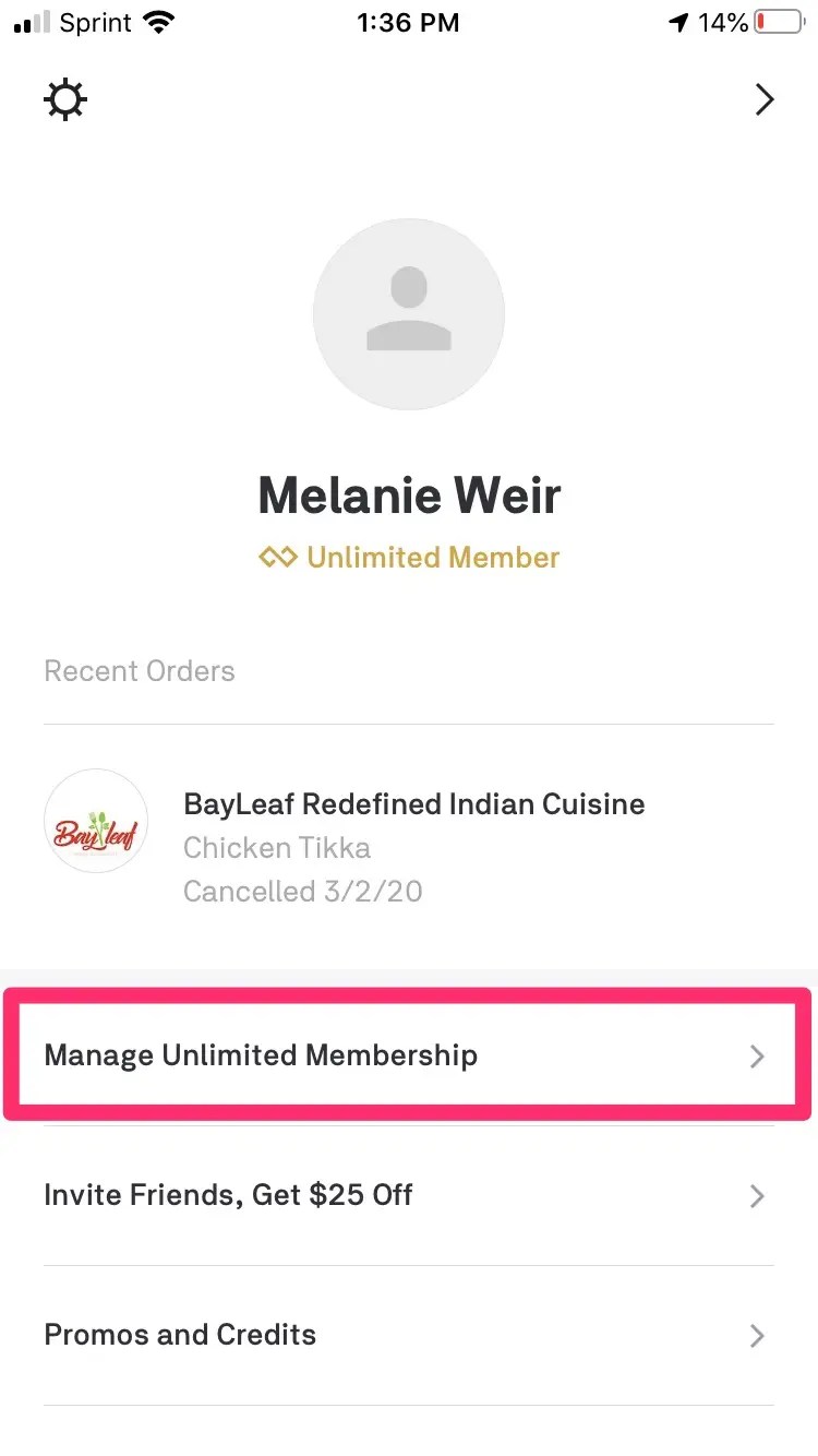 How to cancel your Postmates Unlimited subscription on a computer or