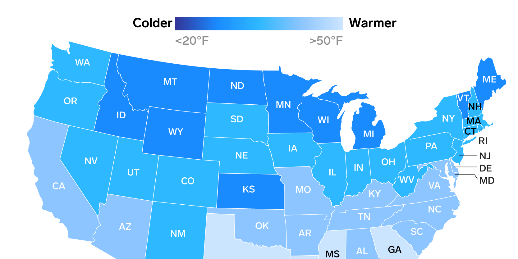 A List Of The Coldest Spring Temperatures Ever Recorded By State