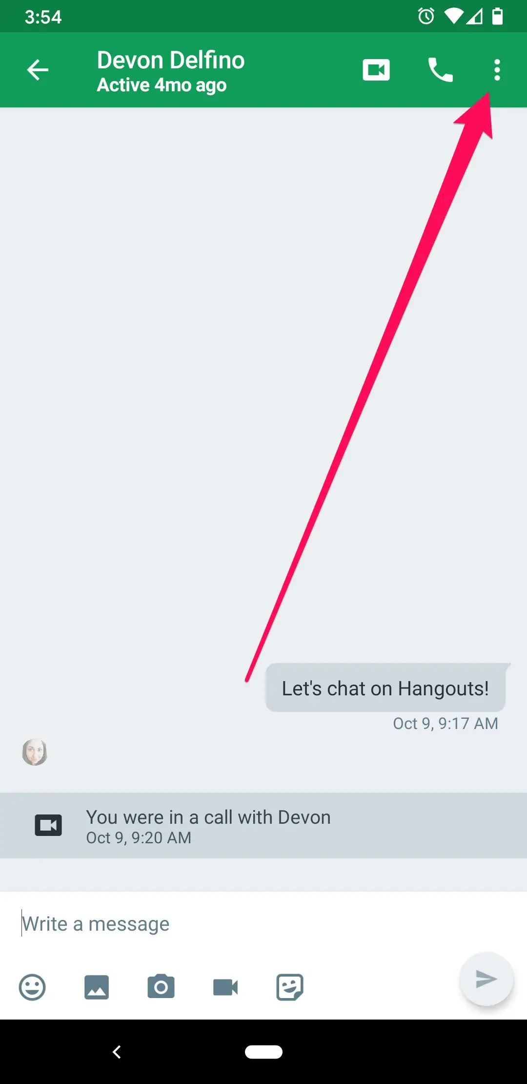How to delete your Google Hangouts conversation history on a computer
