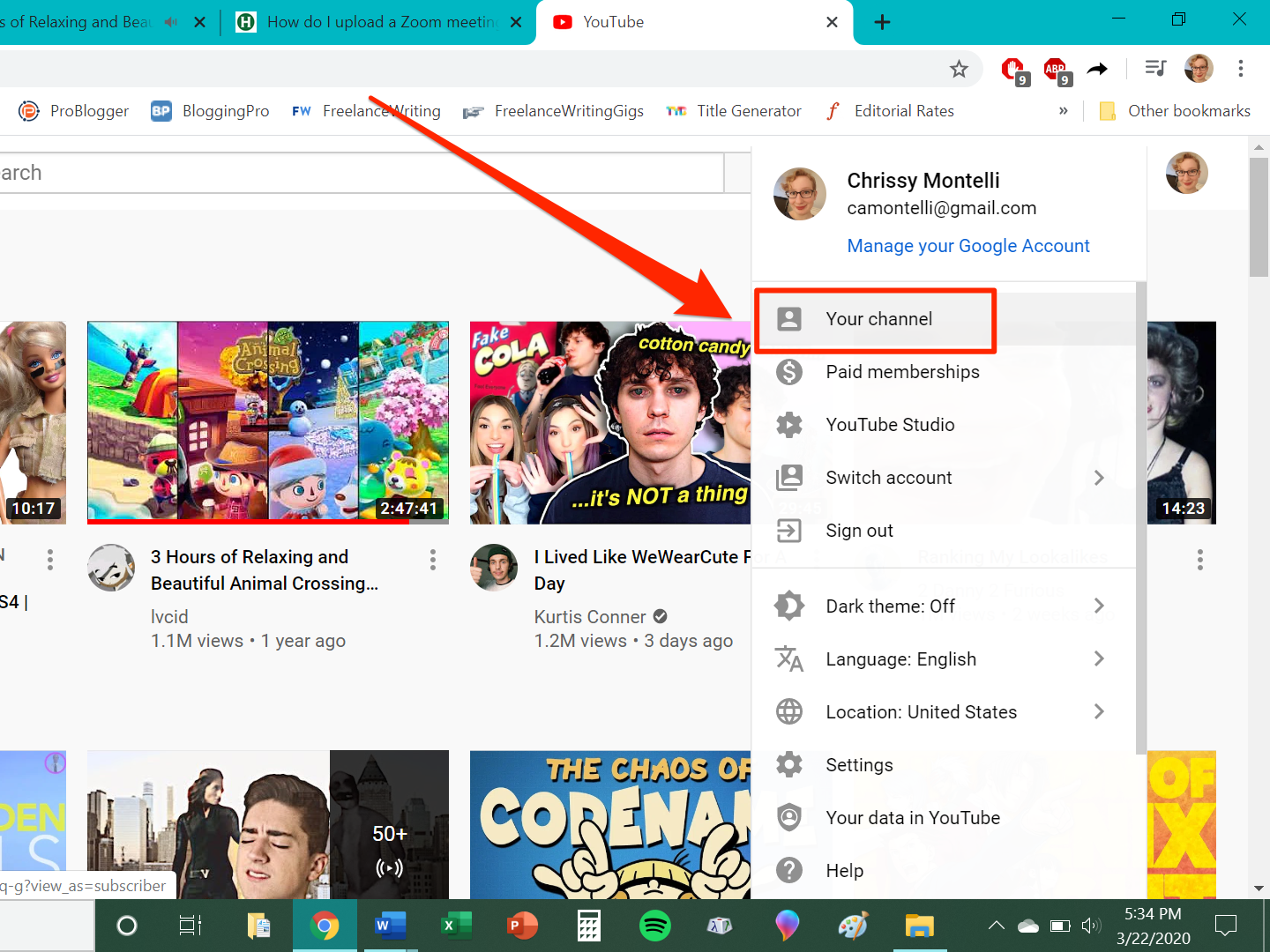 How to edit a Zoom video recording for free using Youtube