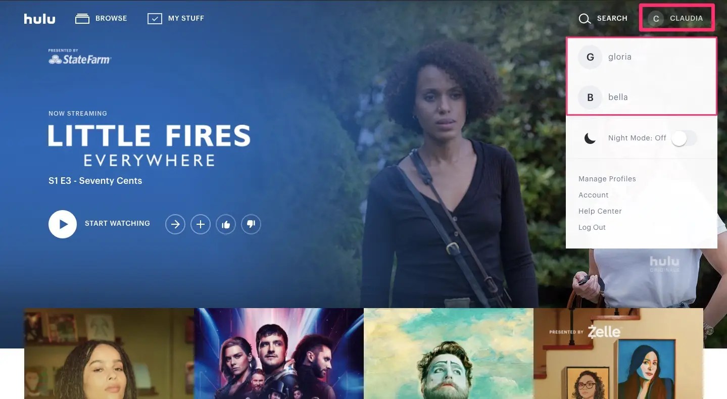 How to switch profiles on Hulu on your streaming device stips