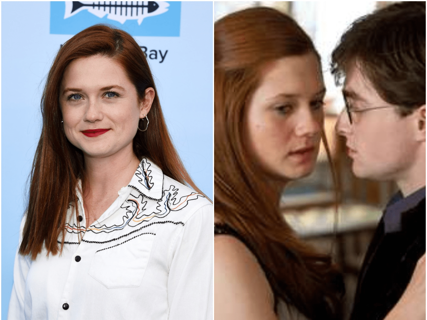 Bonnie Wright And Daniel Radcliffe Kiss