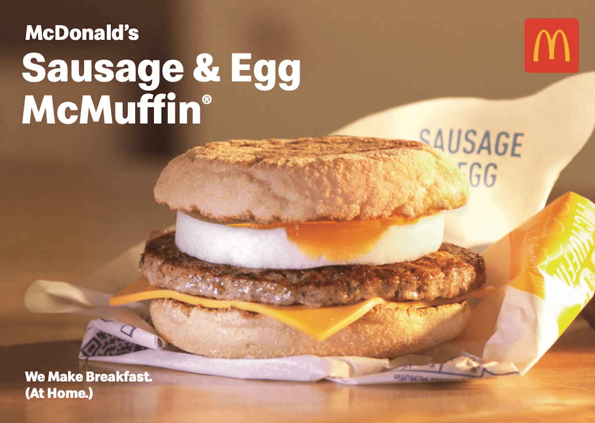 McDonald's has released its sausage and egg McMuffin recipe so people
