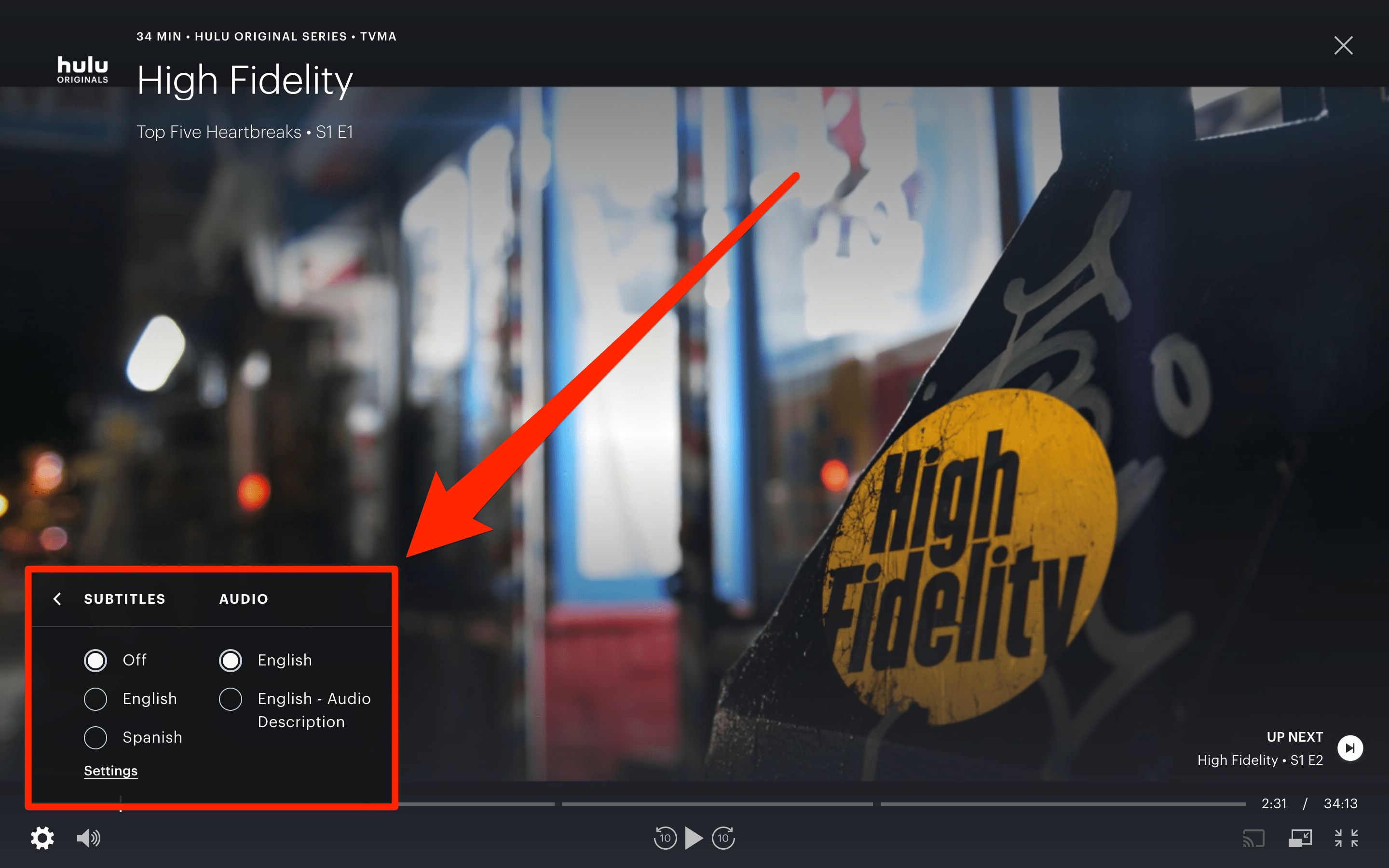How to change the language of your Hulu programs, or turn on foreign