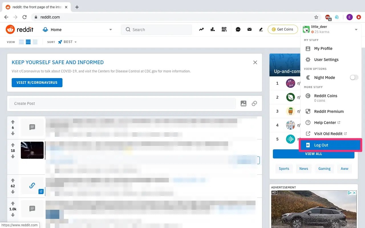 How to change your Reddit username by creating a new account Business