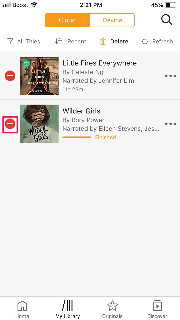 How to delete Audible books from your mobile app and Amazon account