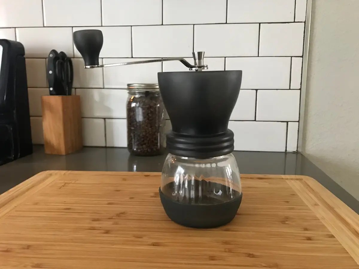 Review Hario Skerton Plus Manual Burr Grinder Vs Handground Precision