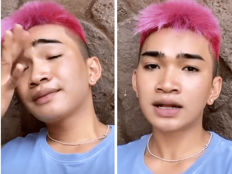 Beauty influencer Bretman Rock is begging fans to stop visiting his