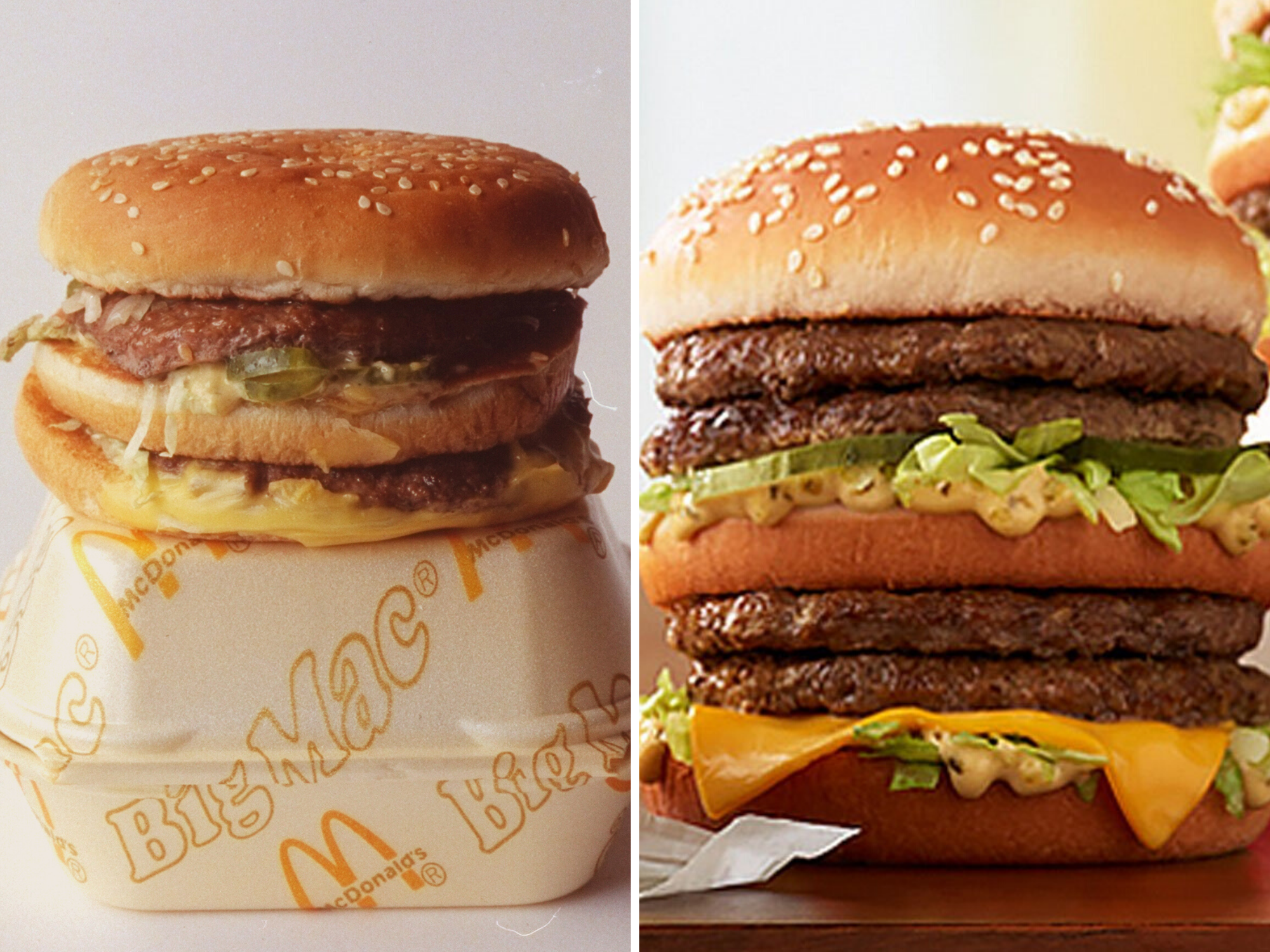 THEN AND NOW How the McDonald's menu has changed through the years