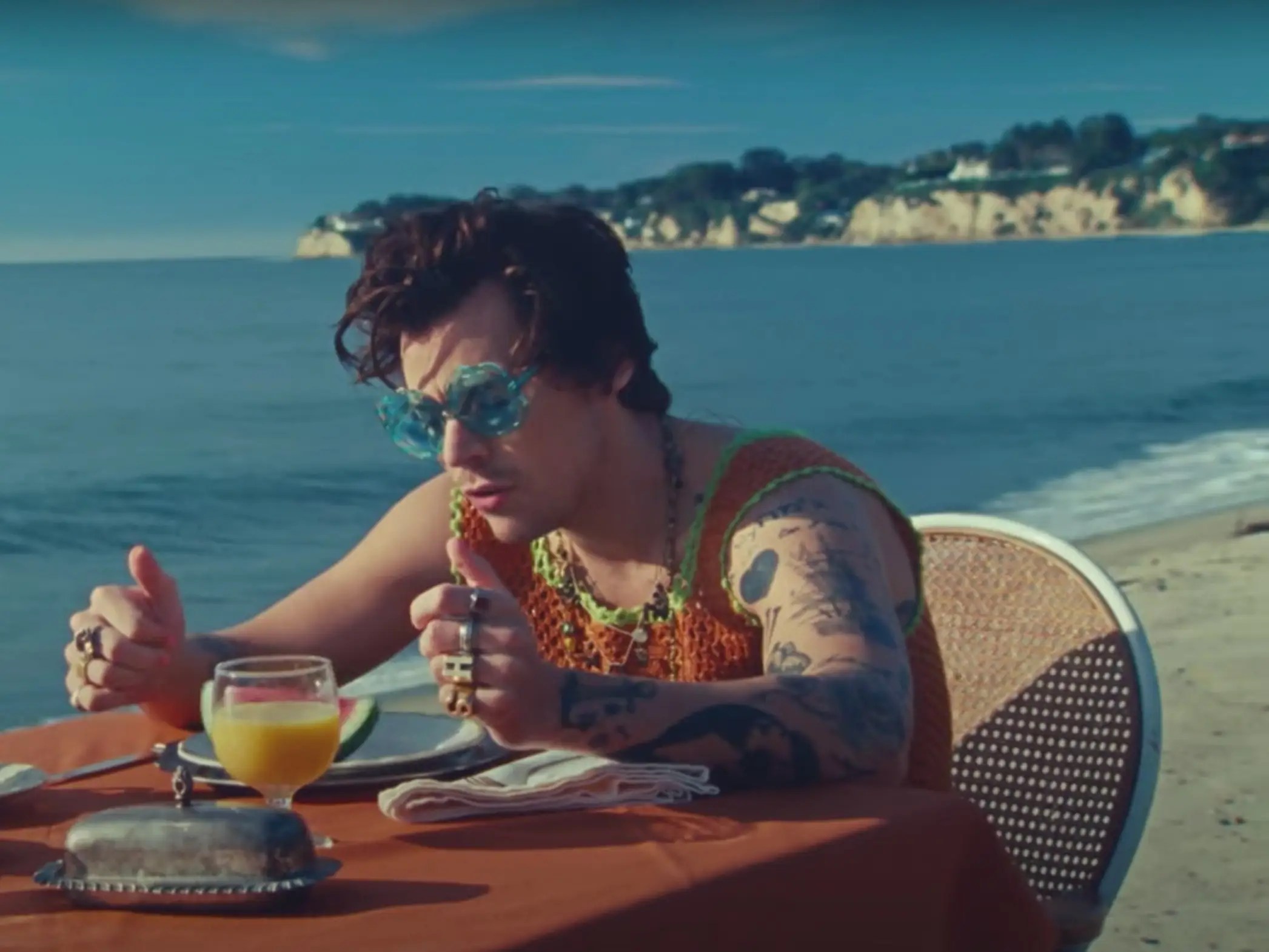 Harry Styles' music video for 'Watermelon Sugar' is packed with hidden