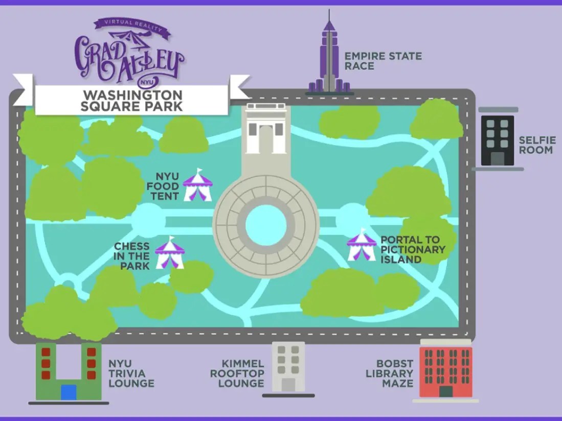NYU's virtual reality grad celebration was creepy and barren — I walked