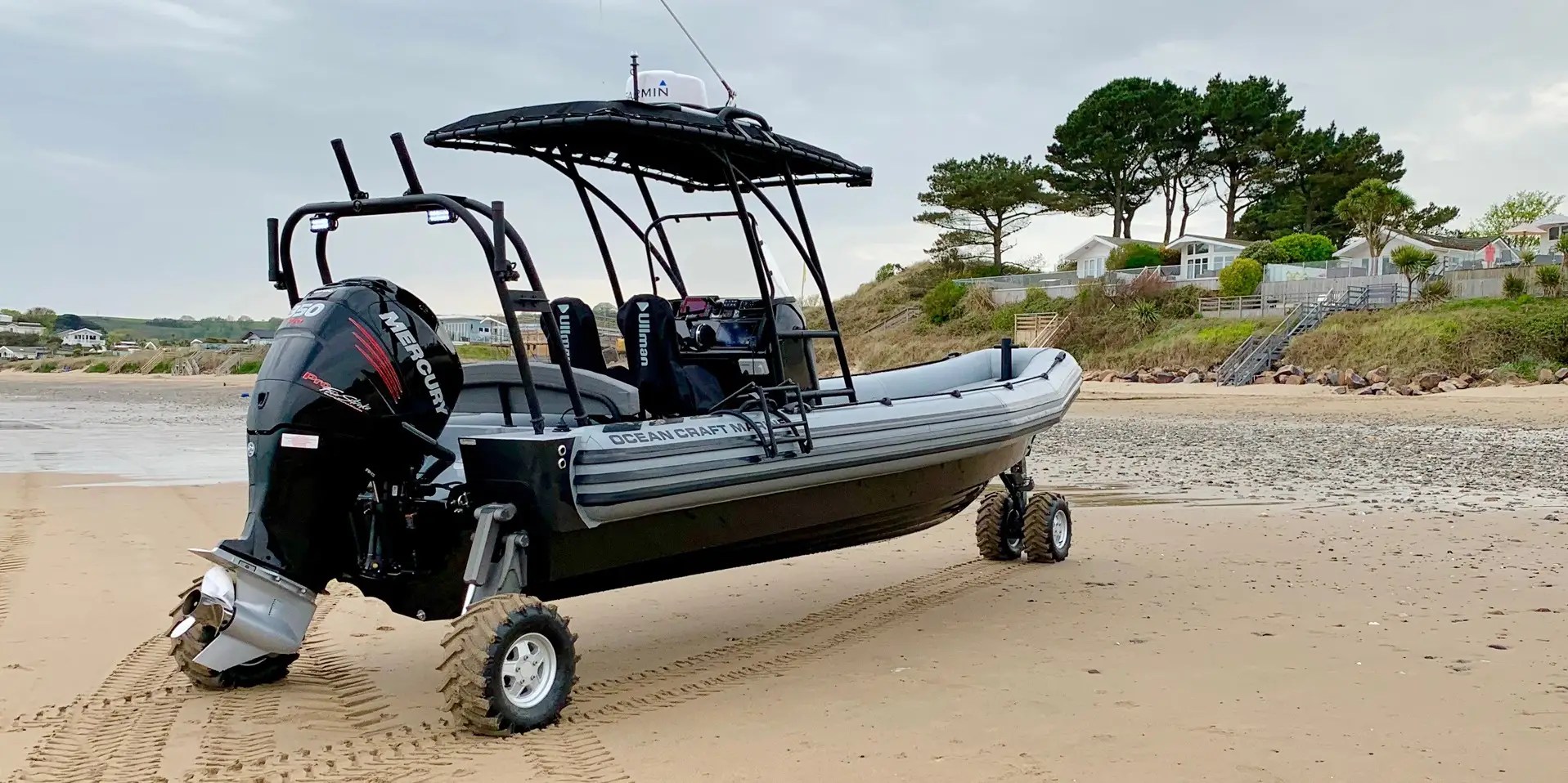 Ocean Craft Marine 'Amphibious' Boats Can Also Drive On Land