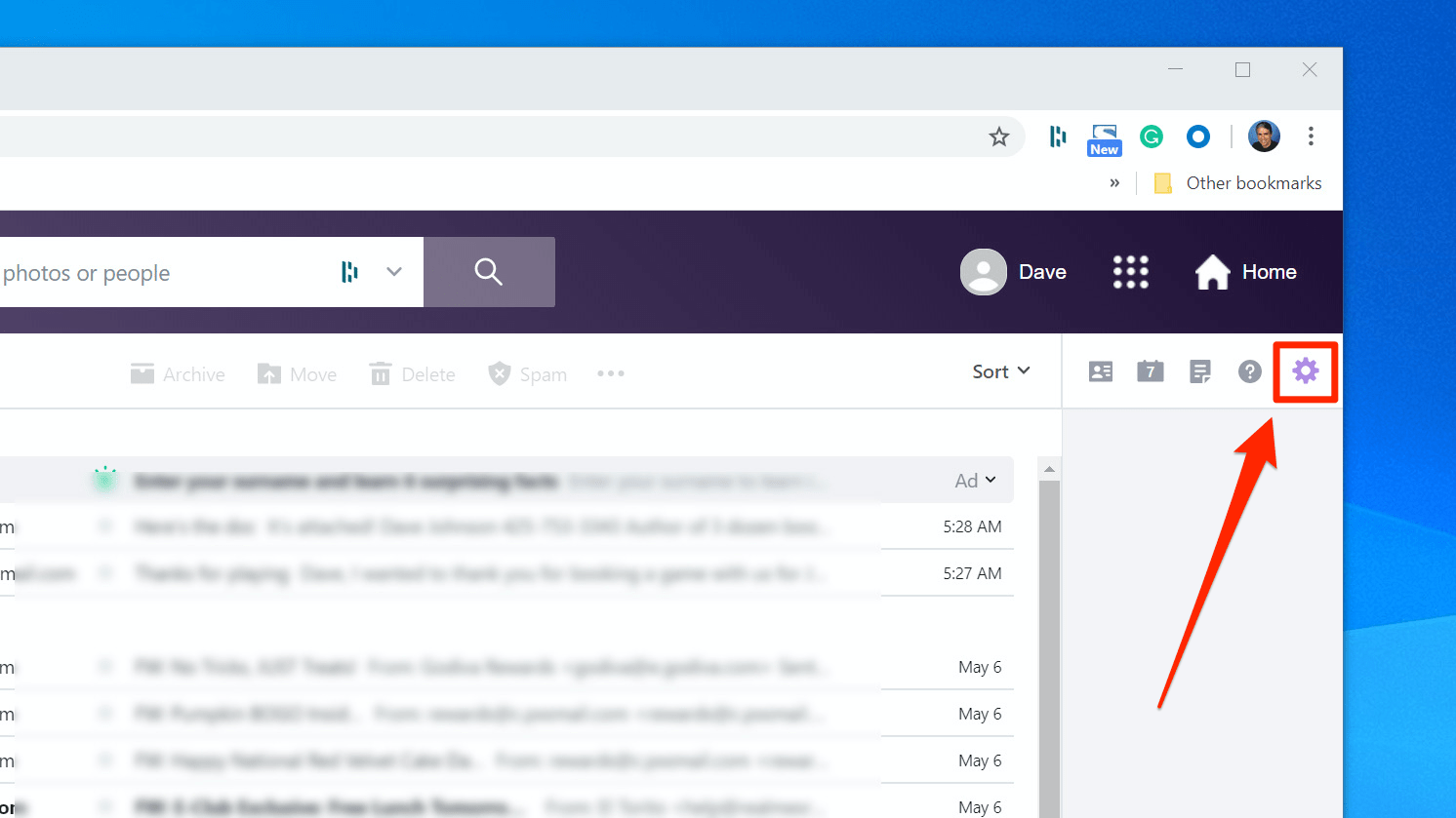 How to forward email from a Yahoo Mail account to Gmail or