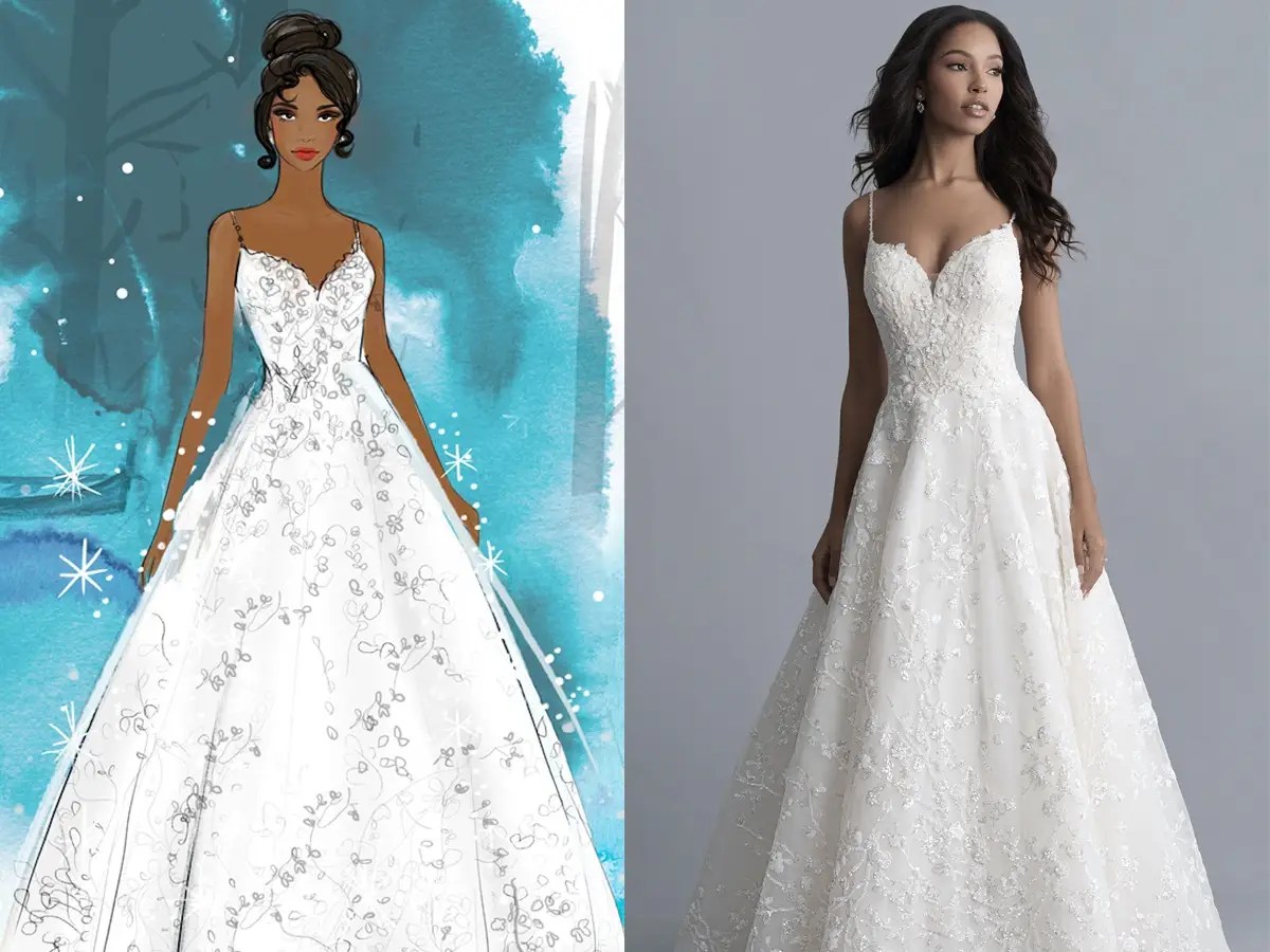 Disney Princess Themed Wedding Dresses