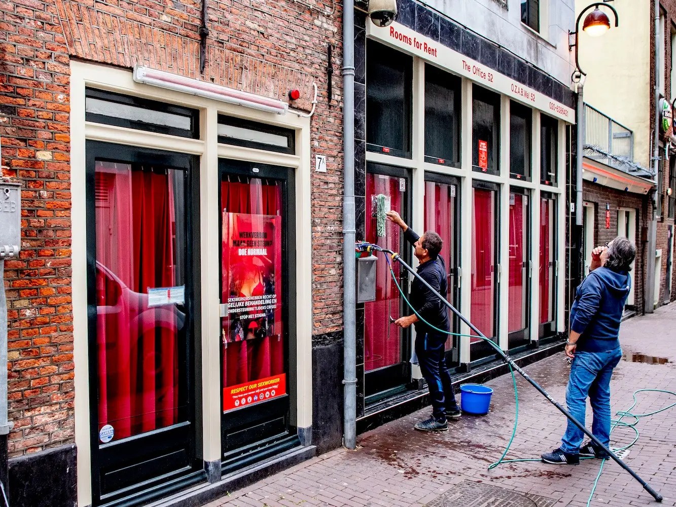 Coronavirus Sex Trade in Amsterdam's RedLight District Reopens Photos