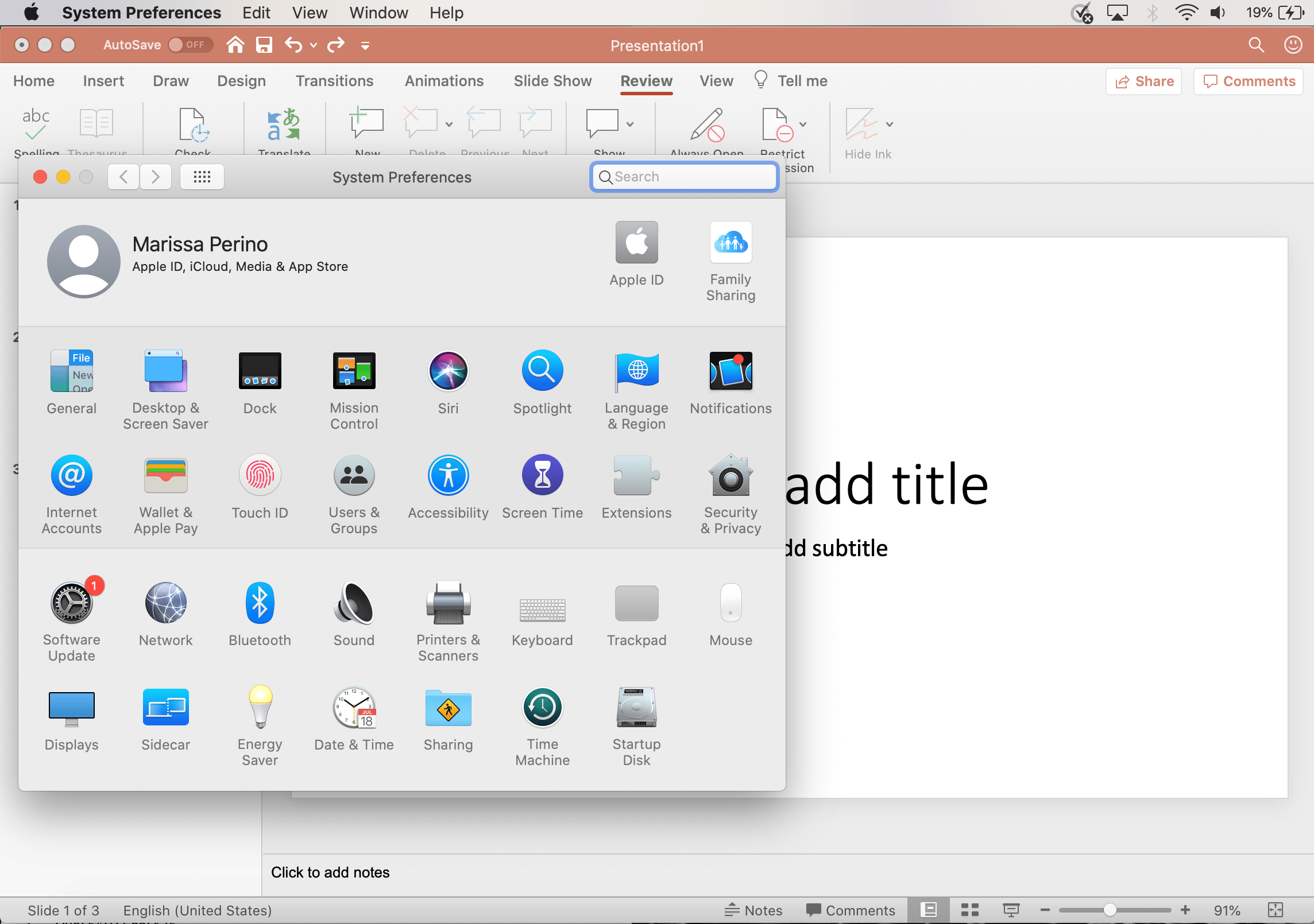 How to change your language settings in Microsoft PowerPoint in 3