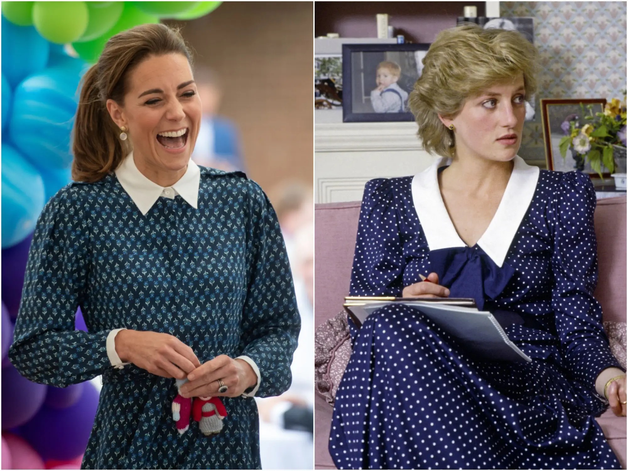 Photos Kate Middleton Channeled Princess Diana Style in 655 Dress