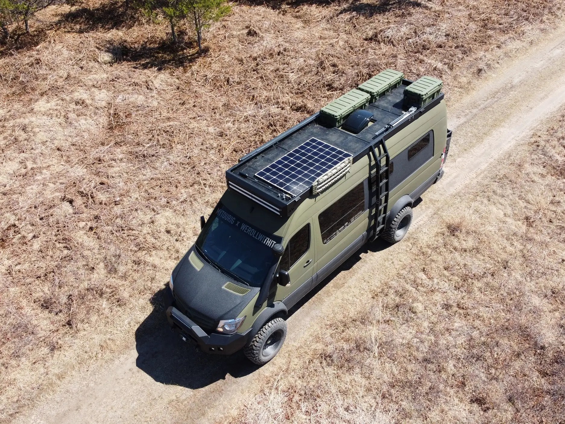 MercedesBenz Sprinter Turned Into an OffGrid Overlander Camper Van