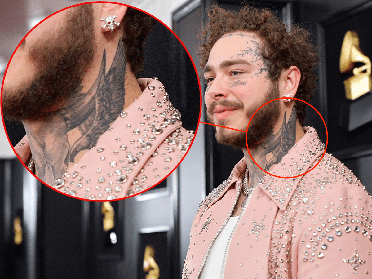 Post Malone's Tattoos: A Complete Guide To The Singer's Body Art 450_x_600_jpg