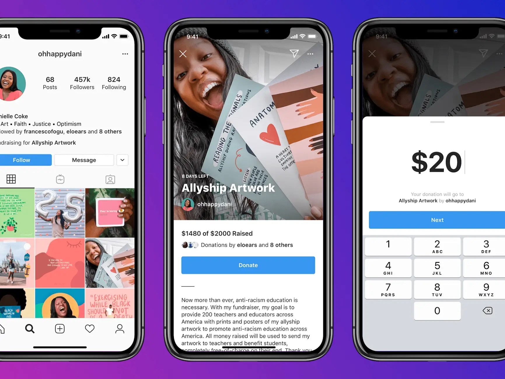 Instagram Is Letting Users Raise Money in GoFundMeStyle Fundraisers
