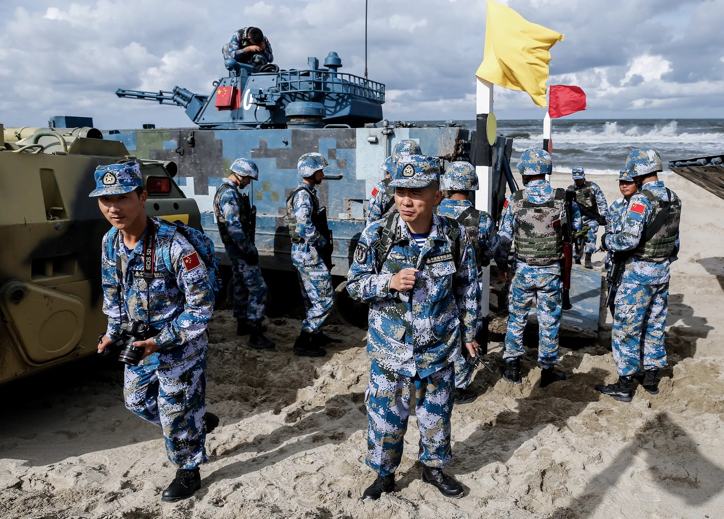 China's Marine Corps has doubled in size since 2017, and it would be a key part of any attempt