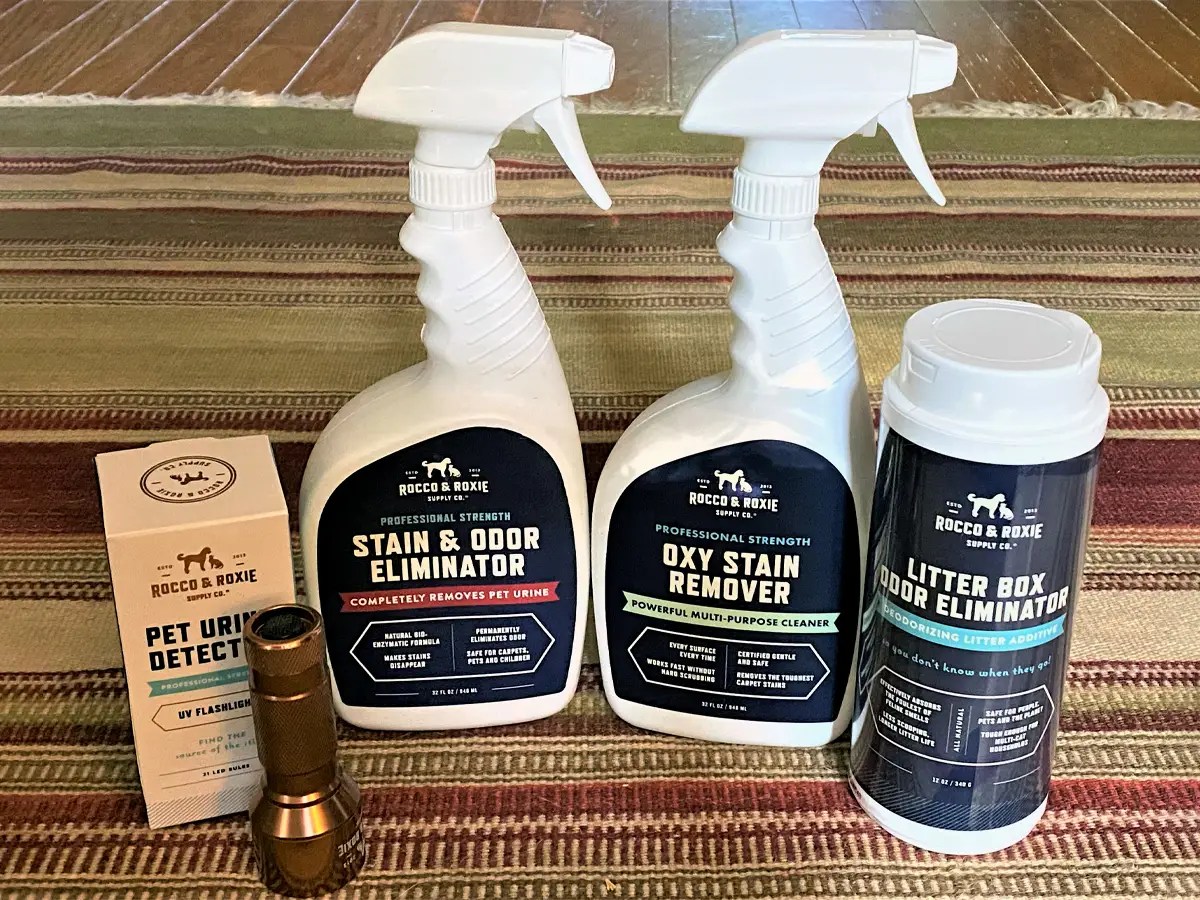 Rocco & Roxie Stain and Odor Removers Are Great for Pet Messes