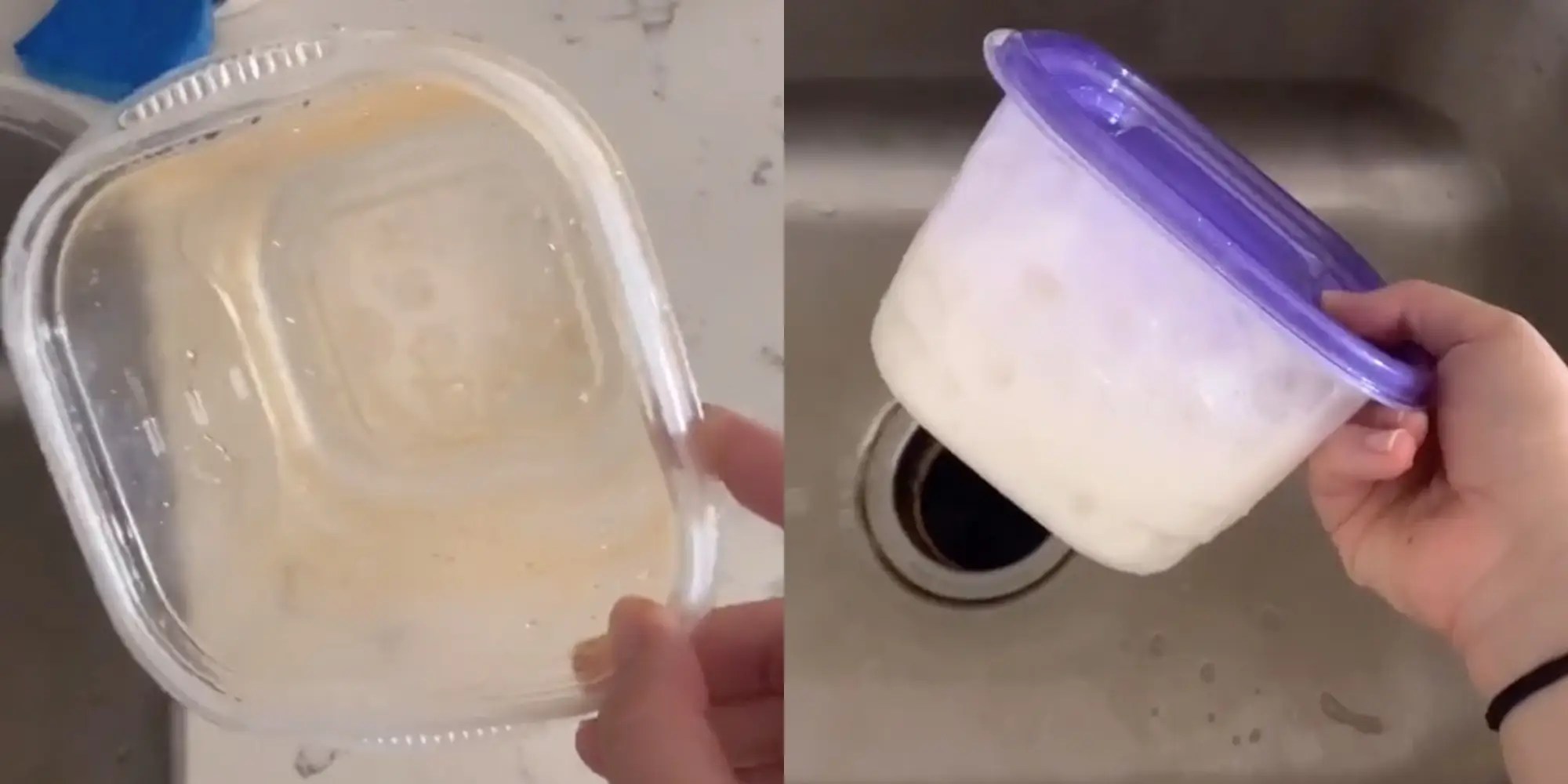 How to Clean Your GreaseStained Containers With a TikTok Hack