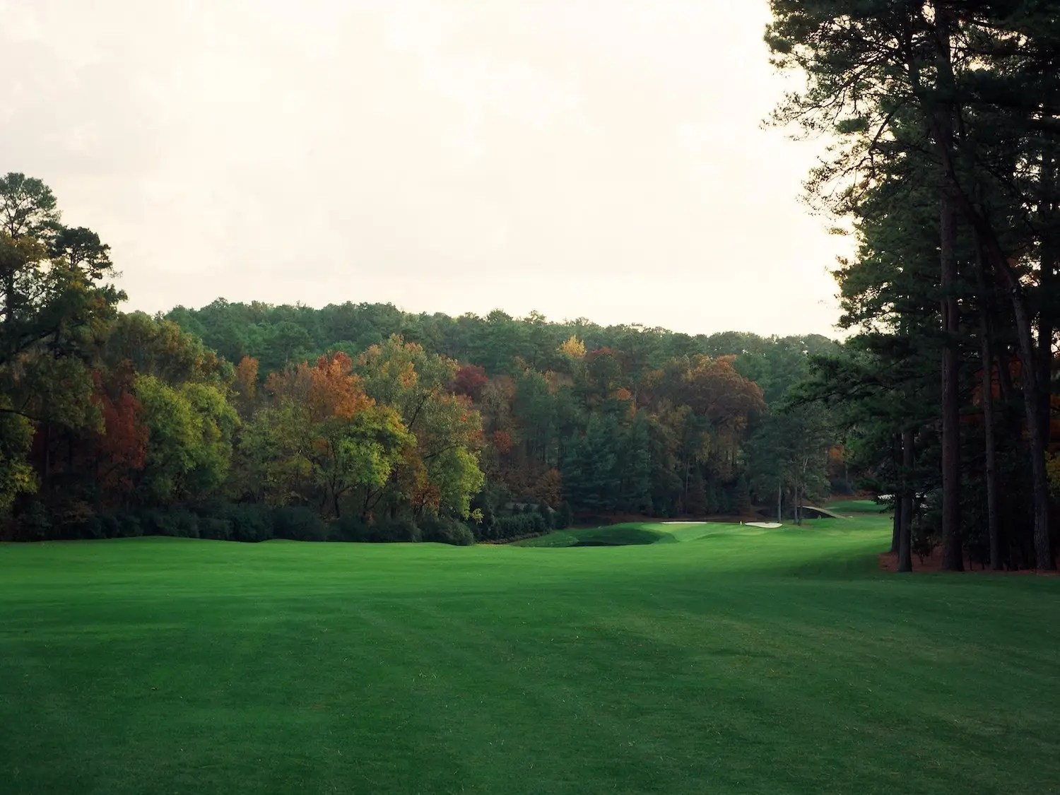 The Masters are being held in November, and the iconic Augusta National