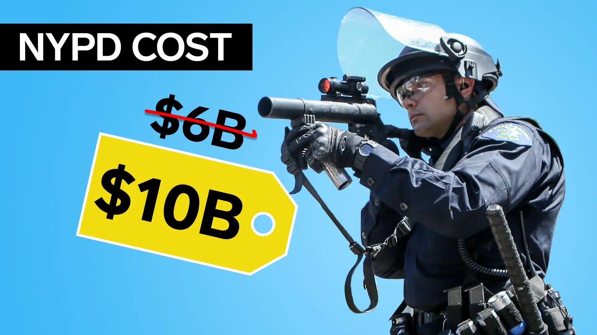 The real cost of the police, and why the NYPD's actual price tag is 10