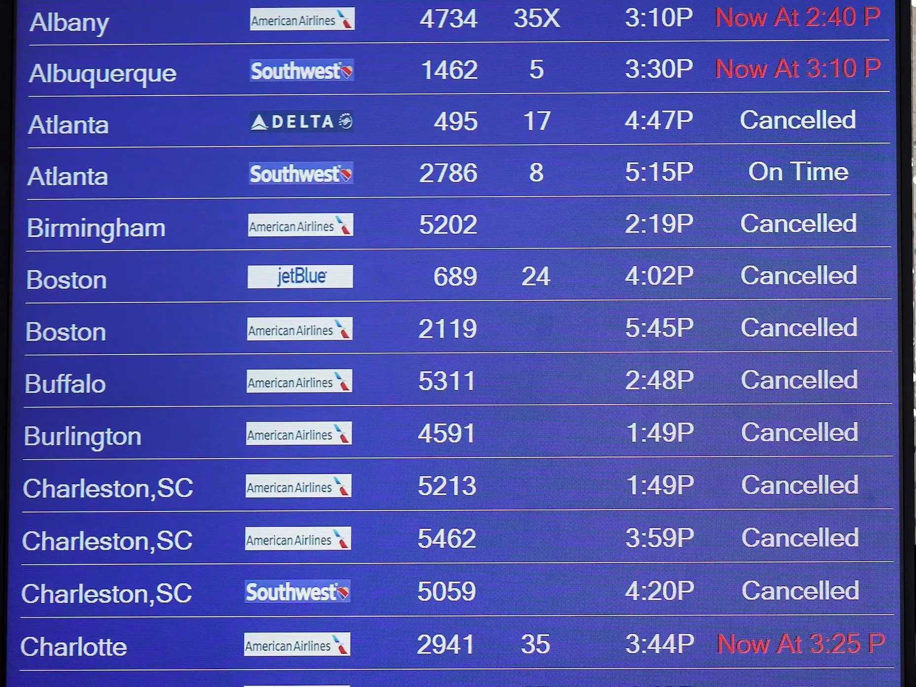 Airlines constantly adjusting their schedules means you can easily