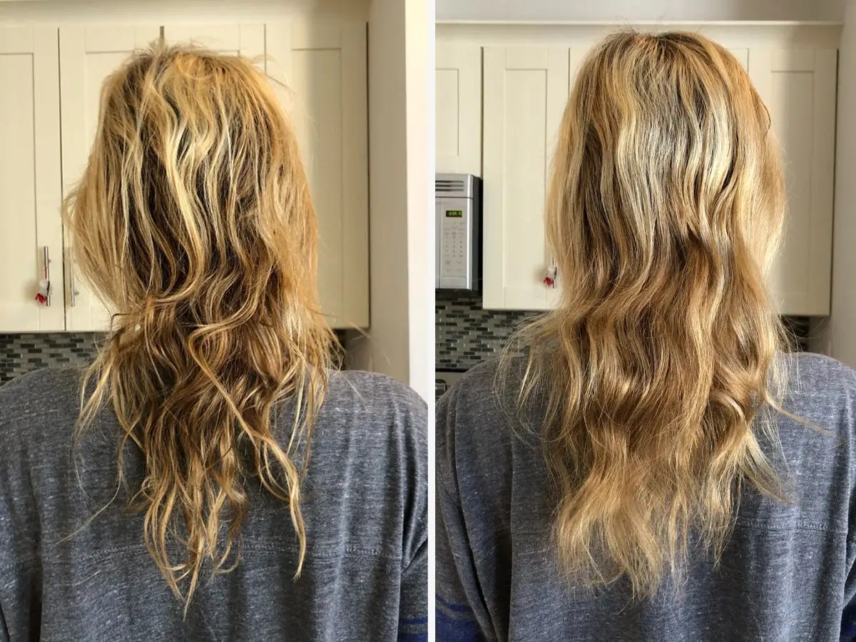 Scalp Brush Before And After