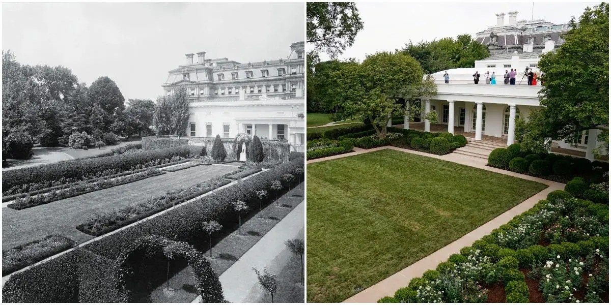 How the White House Rose Garden has changed over the years