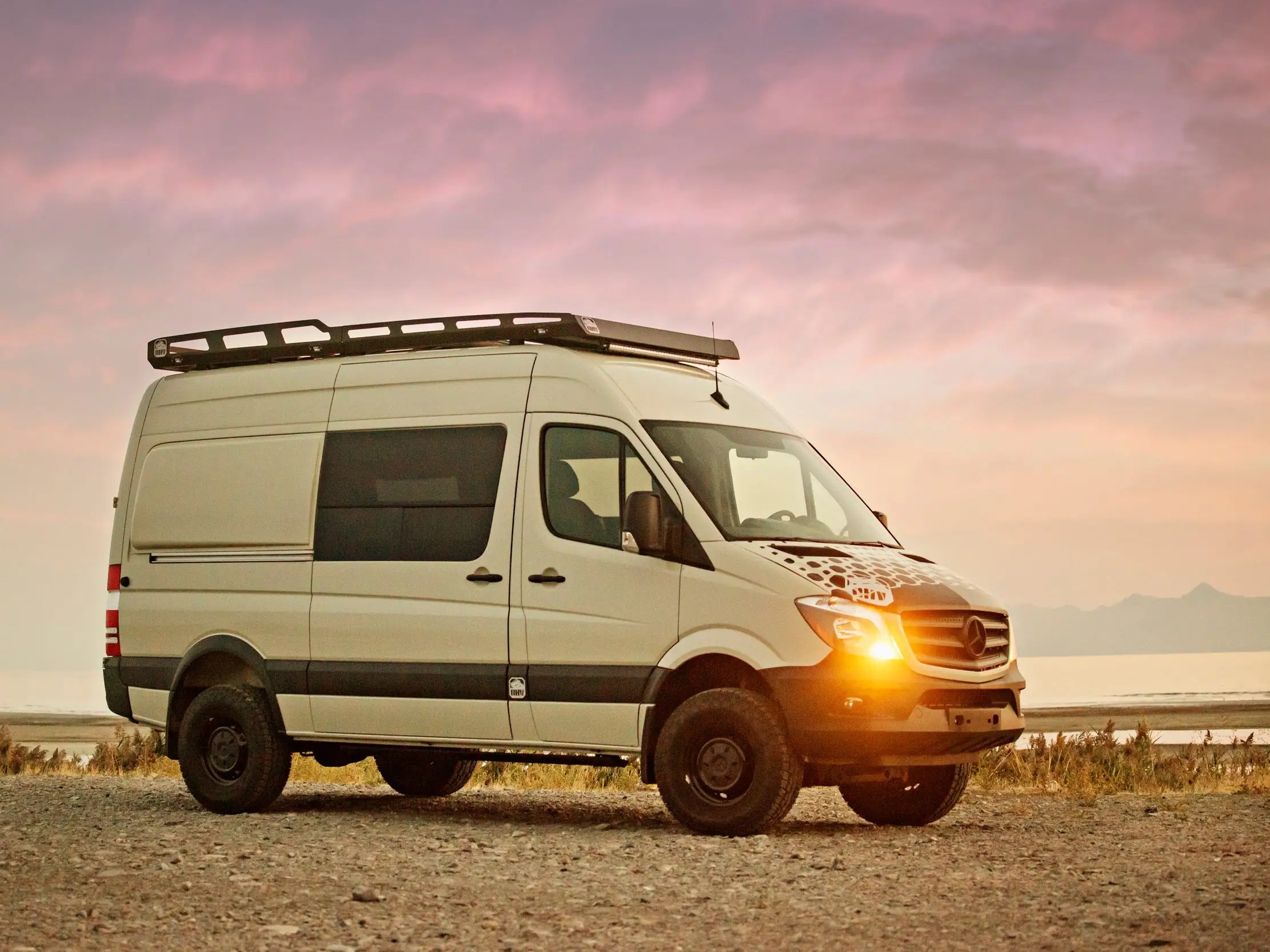 This MercedesBenz Sprinter camper van conversion that can sleep 6