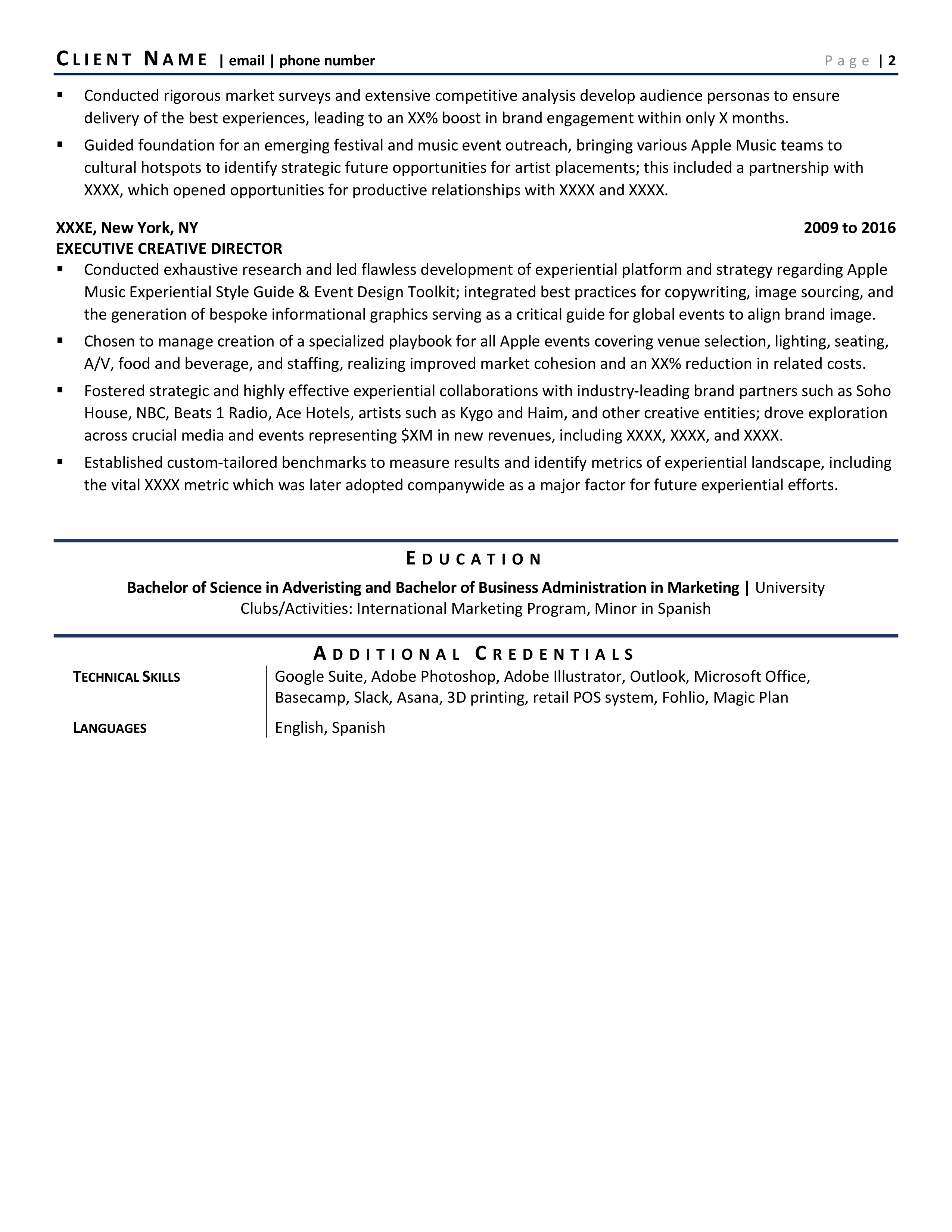 Résumé templates for jobs in finance, tech, healthcare, and more