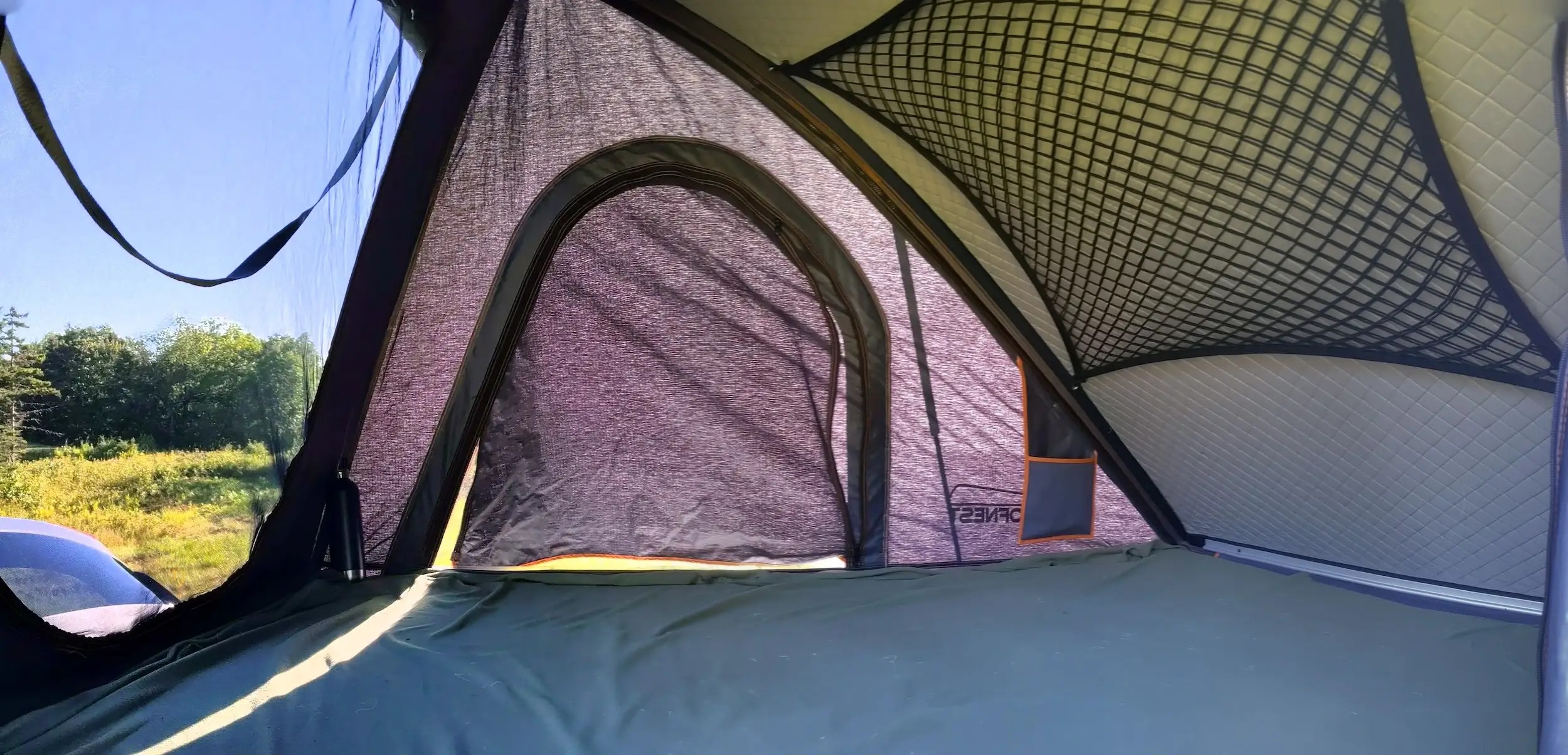 I slept in the Kia Telluride's optional 3,400 roof tent and it made